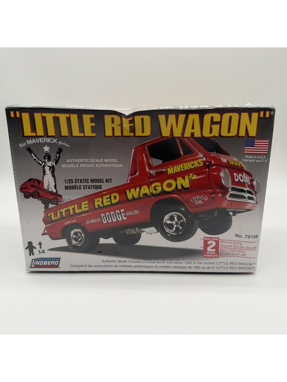 New/Sealed Lindberg Little Red Wagon Model Kit Dodge #72158